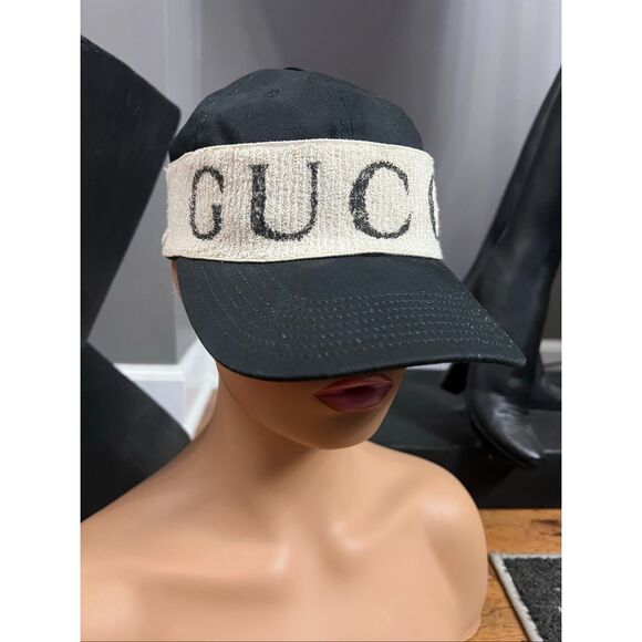 Gucci Unisex Black Canvas White Headband
Cabardine Baseball Hat L/59 - Picture 1 of 14